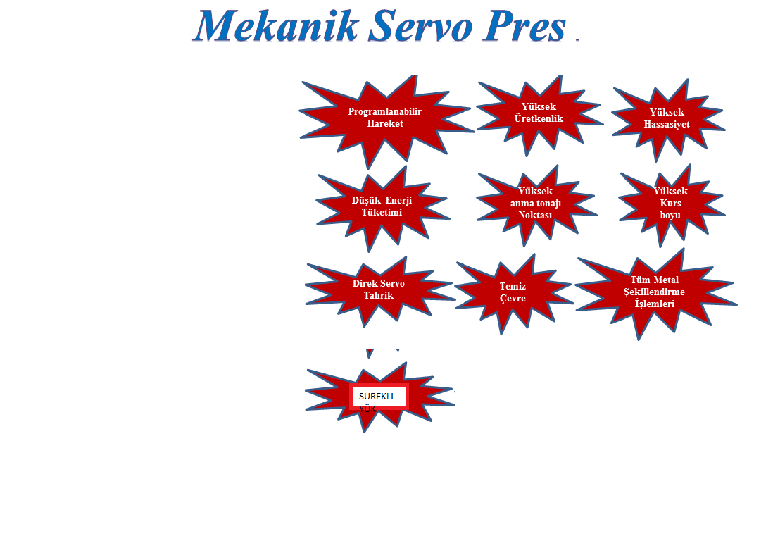 Servo Mekanik Doğrultma Presi